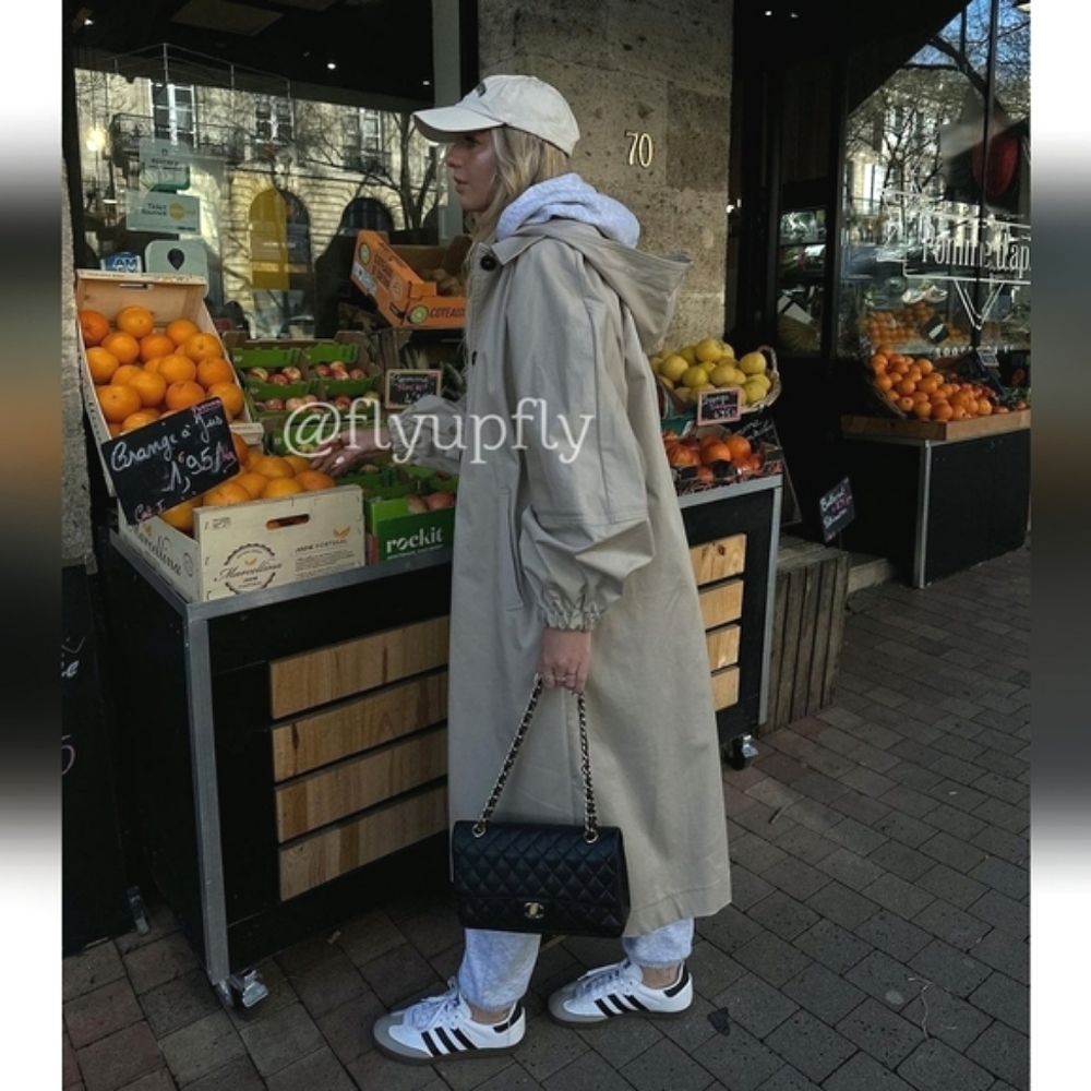 Zara long camel trench jacket - Picture 11 of 12